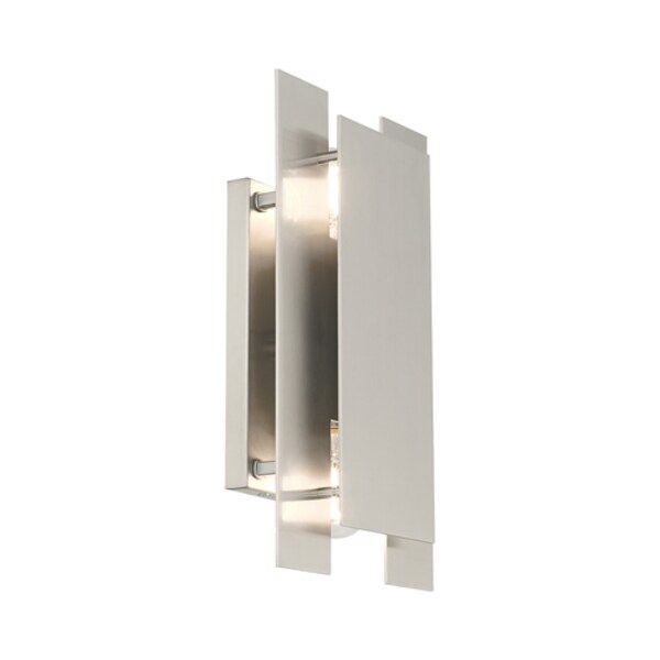 Varick 2 Light Brushed Nickel ADA Wall Sconce