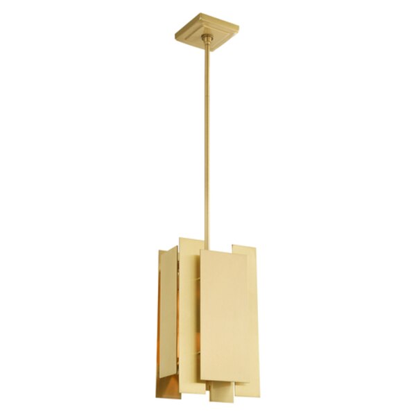 Varick 1 Light Satin Brass Mini Pendant