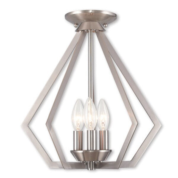 Prism 3 Light Brushed Nickel Convertible