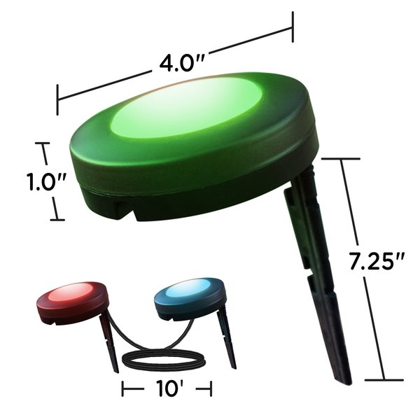 Seasons Landscape Lights, 110 ft., 12 Puck