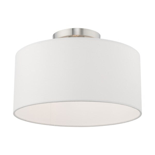 Clark 1 Light Brushed Nickel Ceiling Mount