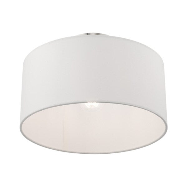 Clark 1 Light Brushed Nickel Ceiling Mount