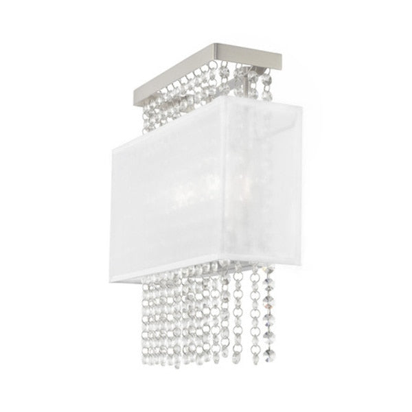 Bella Vista 2 Light Brushed Nickel ADA Wall Sconce