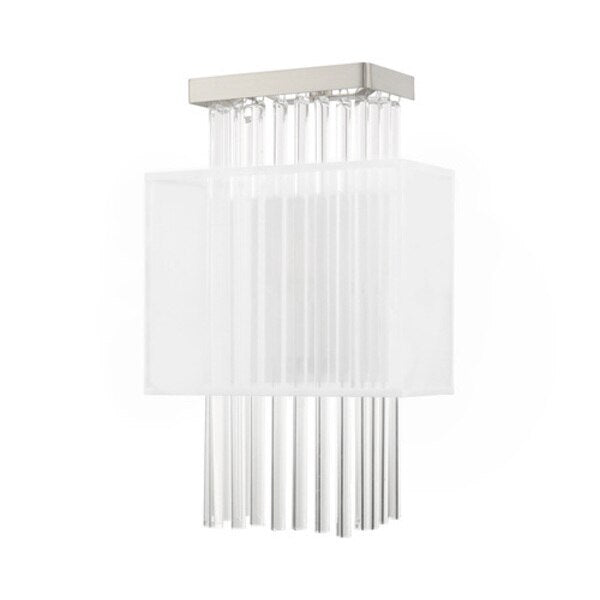 Alexis 1 Light Brushed Nickel ADA Wall Sconce
