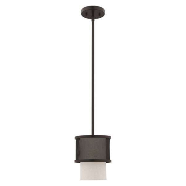 Braddock 1 Light Bronze Mini Pendant