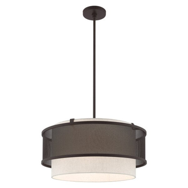 Braddock 4 Light Bronze Pendant Chandeli