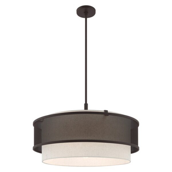 Braddock 5 Light Bronze Pendant Chandelier