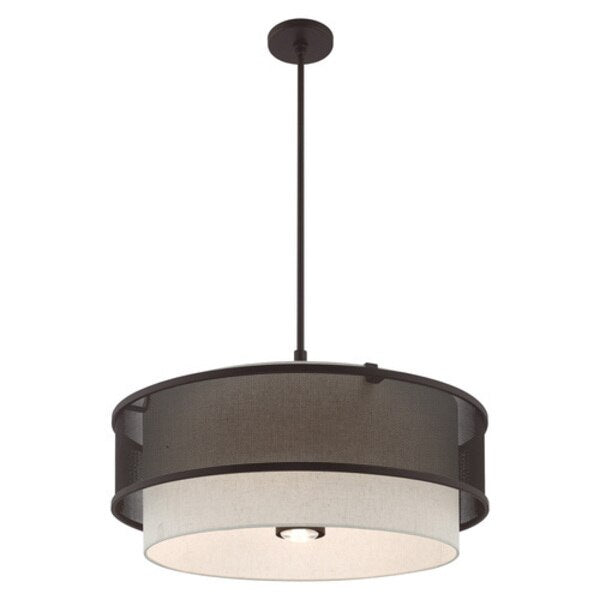 Braddock 5 Light Bronze Pendant Chandelier