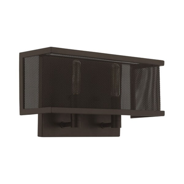 Braddock 2 Light Bronze ADA Wall Sconce