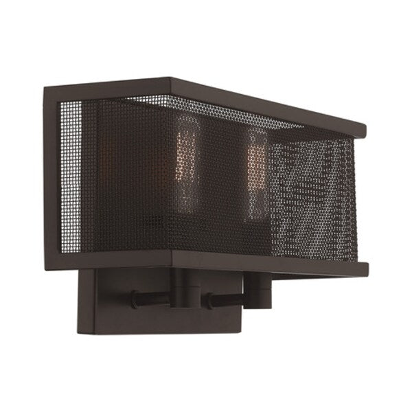 Braddock 2 Light Bronze ADA Wall Sconce