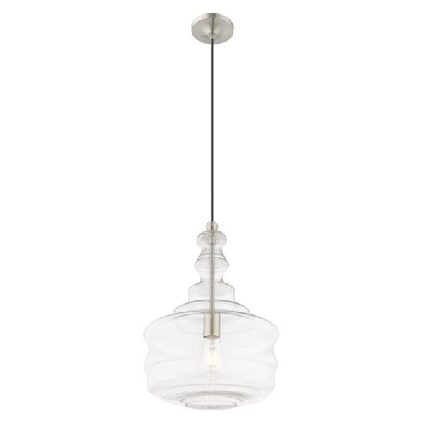 Art Glass Mini Pendants 1 Light Brushed