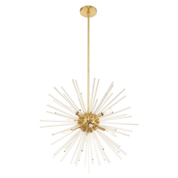 Utopia 8 Light Satin Brass Pendant Chand
