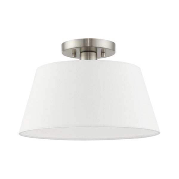 Belclaire 1 Light Brushed Nickel Ceiling