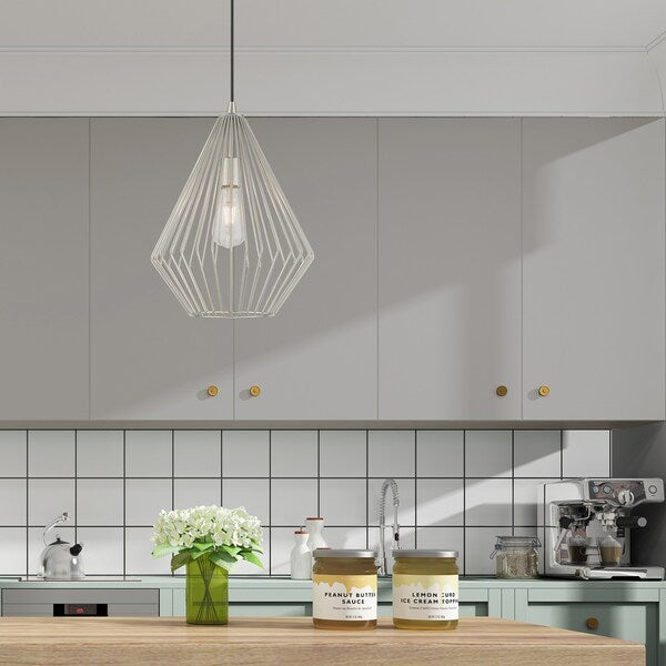 Geometric Shade Mini Pendants 1 Light Br