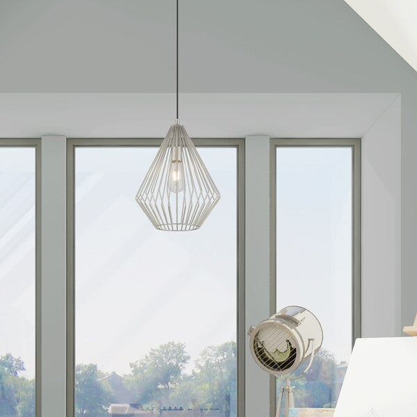 Geometric Shade Mini Pendants 1 Light Br