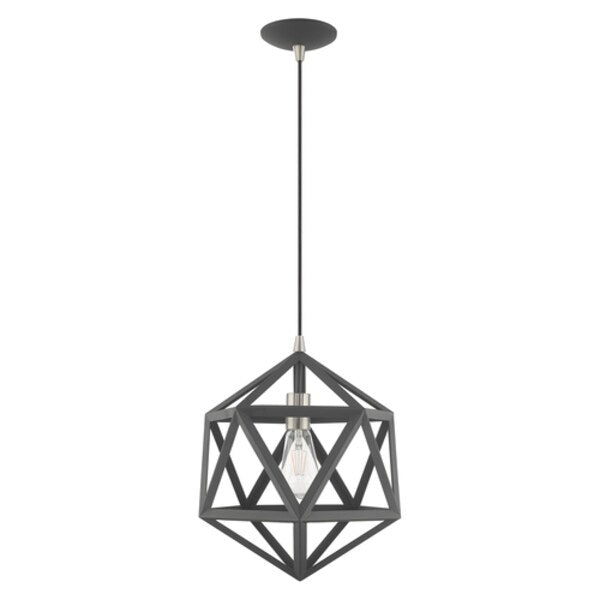 Geometric Shade Mini Pendants 1 Light Scandinavian Gray Mini Pendant