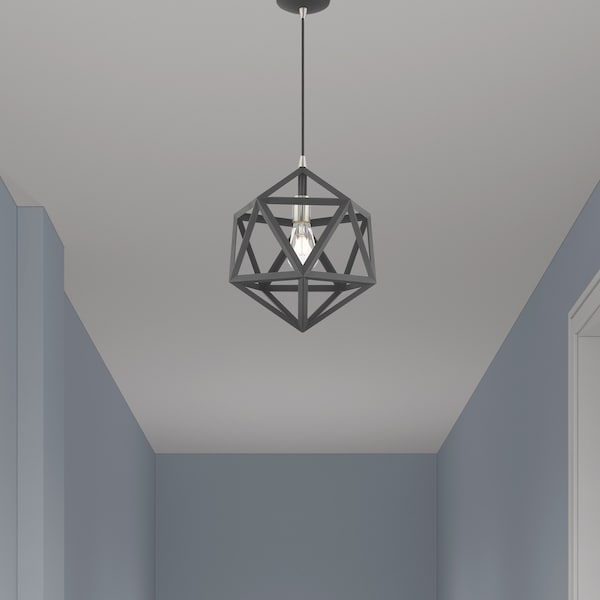 Geometric Shade Mini Pendants 1 Light Scandinavian Gray Mini Pendant