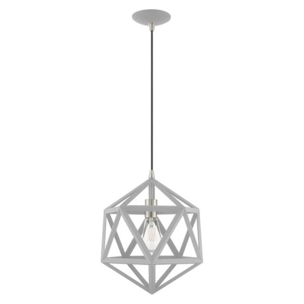 Geometric Shade Mini Pendants 1 Light Nordic Gray Mini Pendant