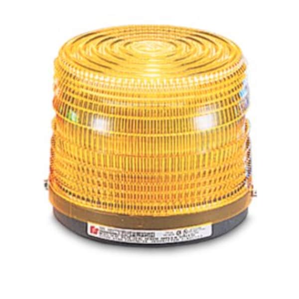 Warning Light, Strobe Tube, Amber, 120VAC