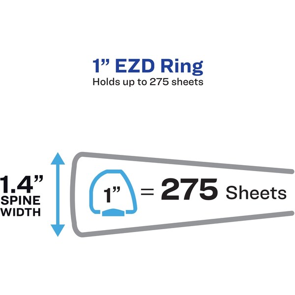 Binder, Durable View, EZD Rings1