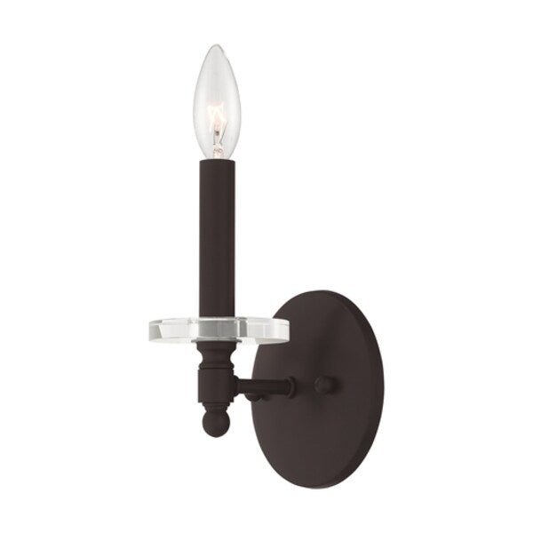 Bancroft 1 Light Bronze Wall Sconce