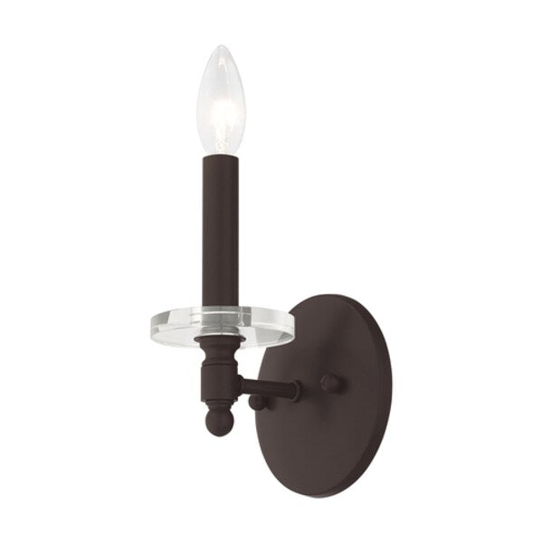 Bancroft 1 Light Bronze Wall Sconce
