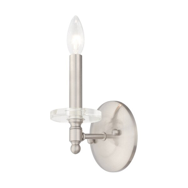 Bancroft 1 Light Brushed Nickel Wall Sconce