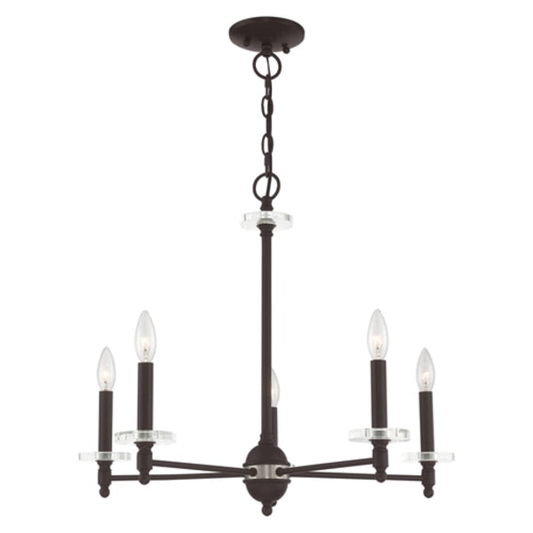 Bancroft 5 Light Bronze Chandelier
