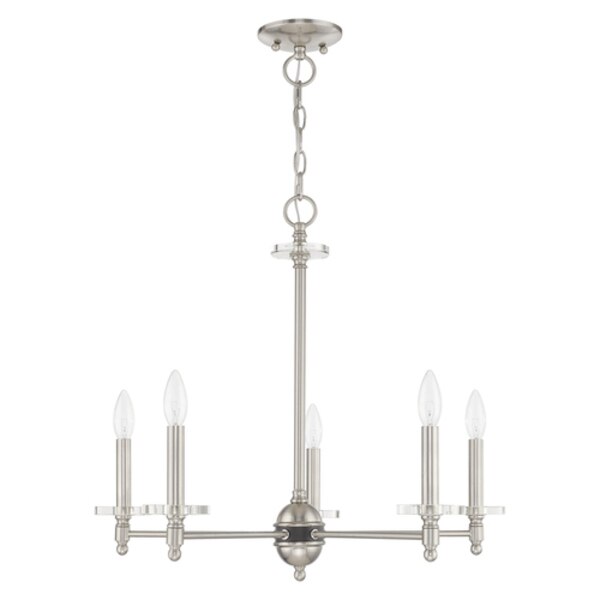 Bancroft 5 Light Brushed Nickel Chandelier