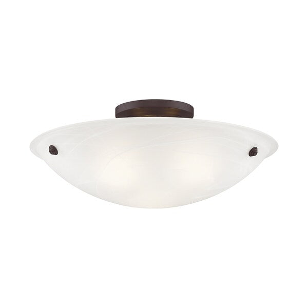 Oasis 3 Light Bronze Ceiling Mount