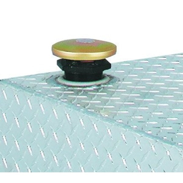 JOBOX 100 Gallon L-Shaped Aluminum Liquid Transfer Tank for Trucks