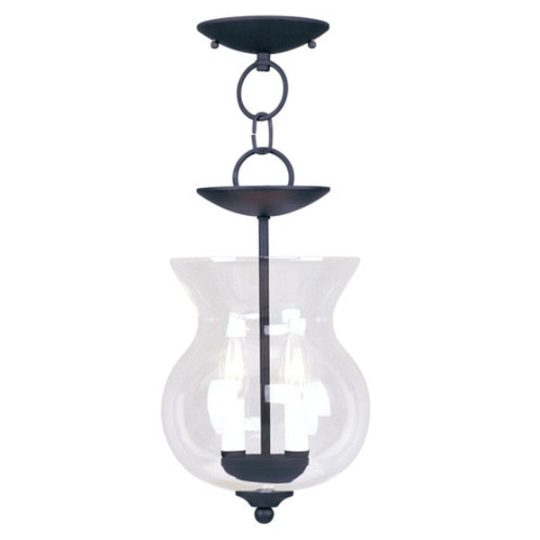 Heritage 2 Light Black Convertible Mini Pendant/Ceiling Mount