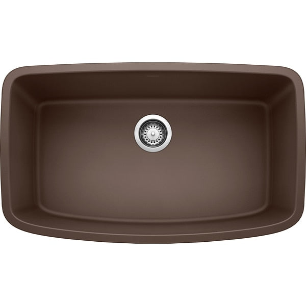 Valea Silgranit Super Single Undermount Kitchen Sink - Cafe