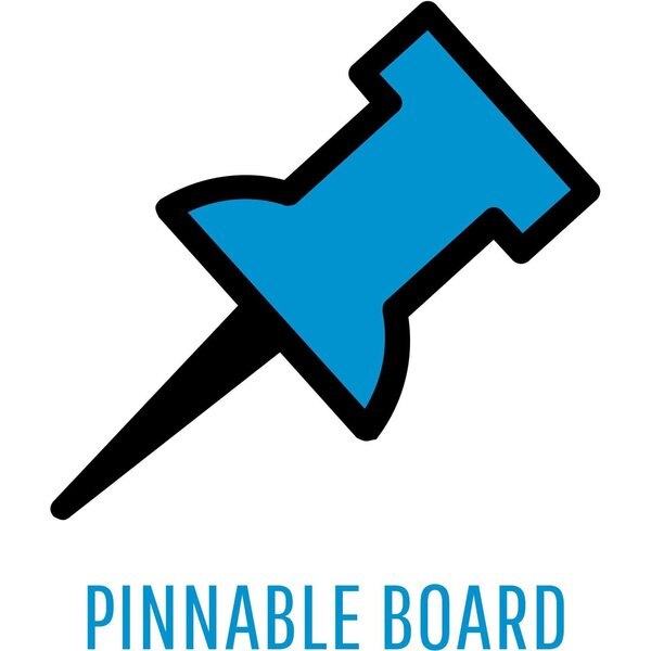 Earth Cork Board 2 ft.x3ft., Aluminum