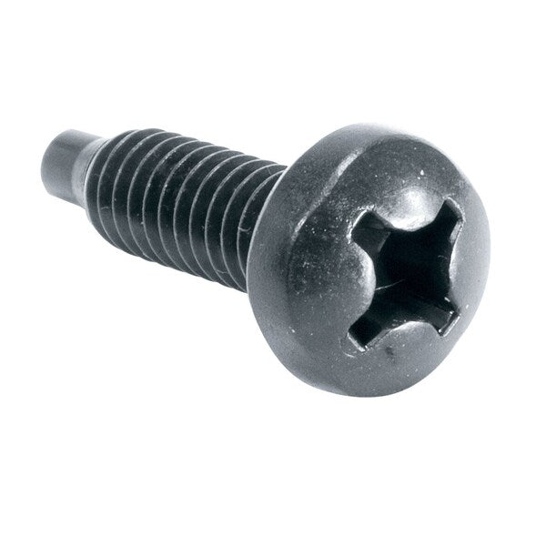 #12-24 x 3/4 in Phillips Machine Screw, Plain Steel, 500 PK