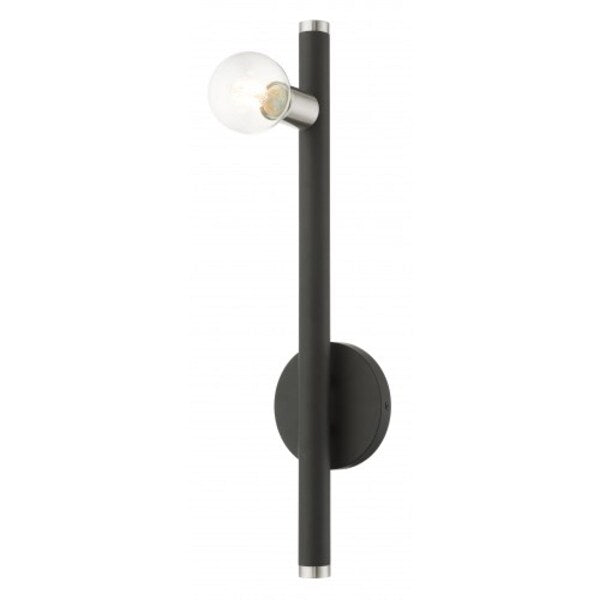 Black Wall Sconce, 1 Light