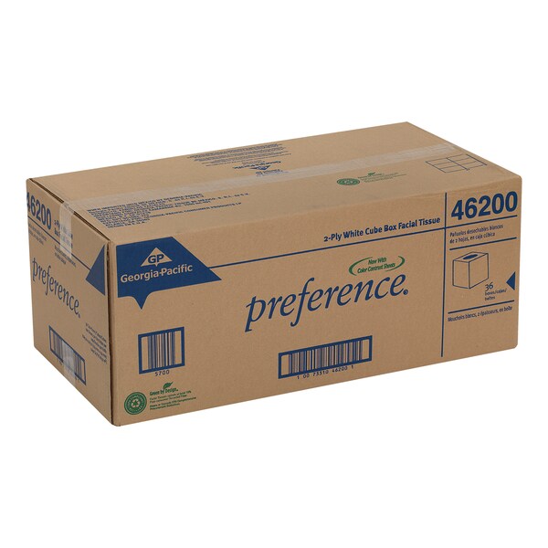 Preference 2 Ply Facial Tissue, 100 Sheets