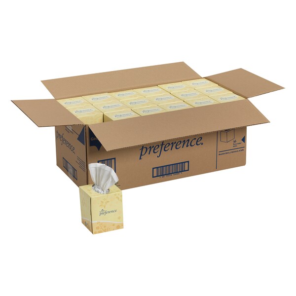 Preference 2 Ply Facial Tissue, 100 Sheets