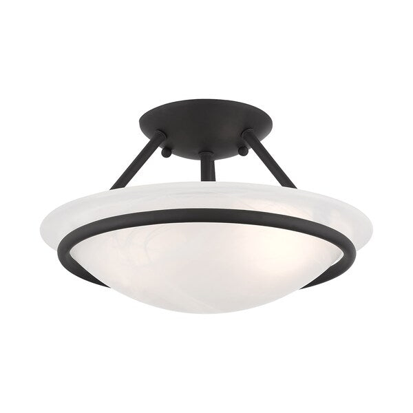 Newburgh 2 Light Black Ceiling Mount
