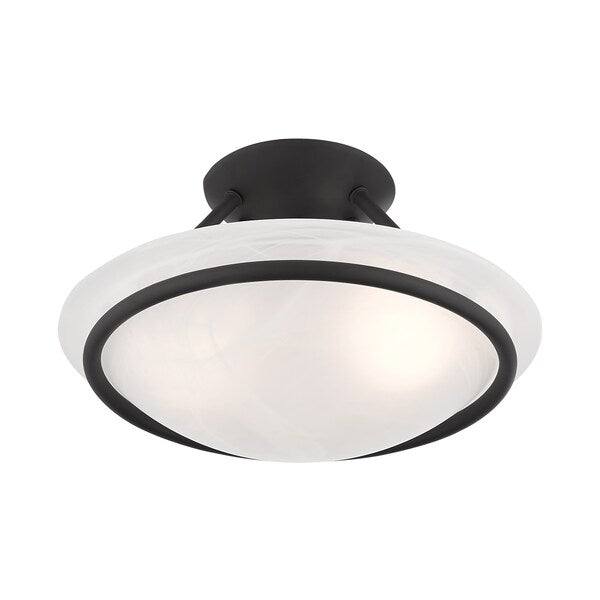 Newburgh 2 Light Black Ceiling Mount