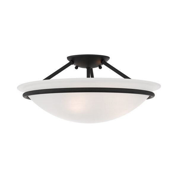 Newburgh 3 Light Black Ceiling Mount