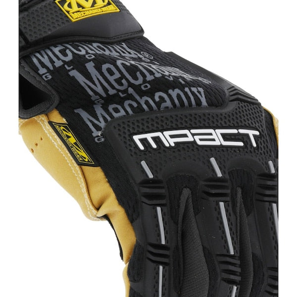 Impact Gloves, L, Black, PR