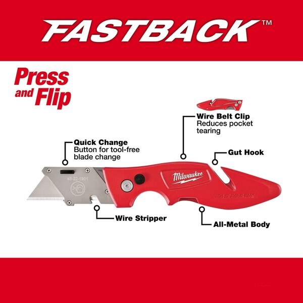 FASTBACK Flip Utility Knife