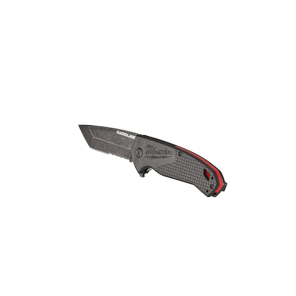 3â HARDLINE Serrated Blade Pocket Knife