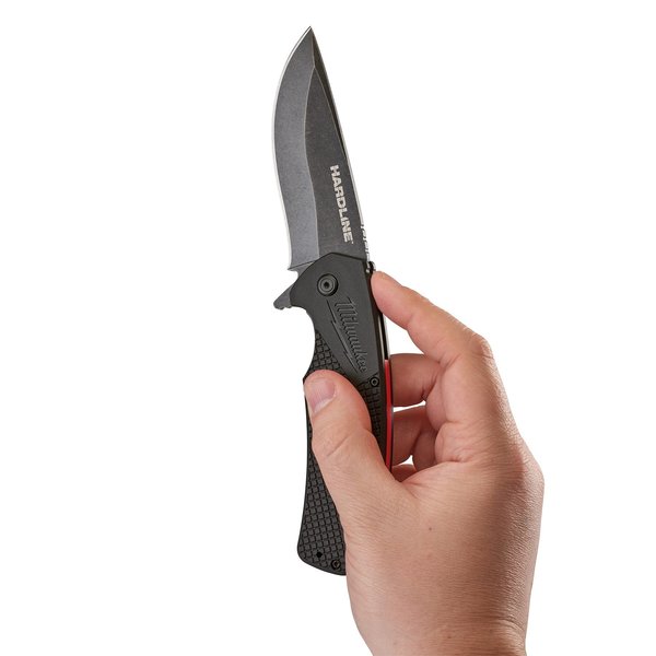 3.5â HARDLINE Smooth Blade Pocket Knife
