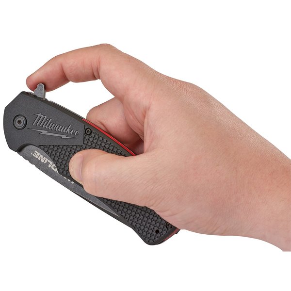 3.5â HARDLINE Smooth Blade Pocket Knife
