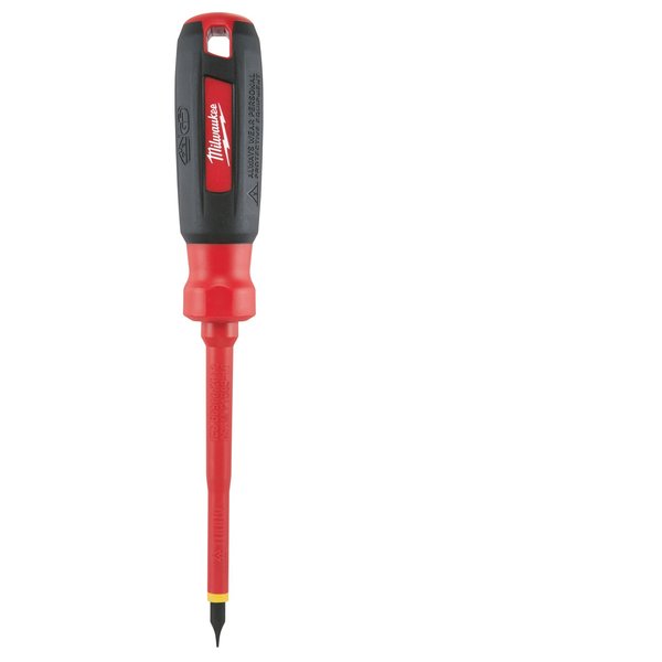 3/16 in. x 4 in. Cabinet 1000 Volt Insulated Screwdriver