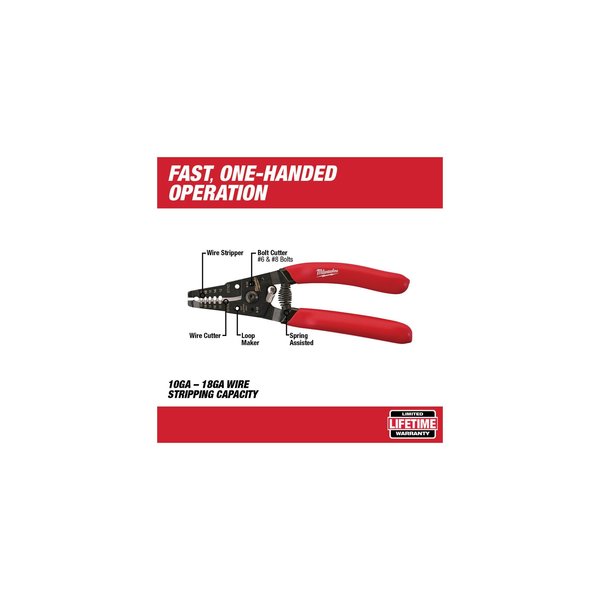 Wire Stripper/Cutter for Solid & Stranded Wire