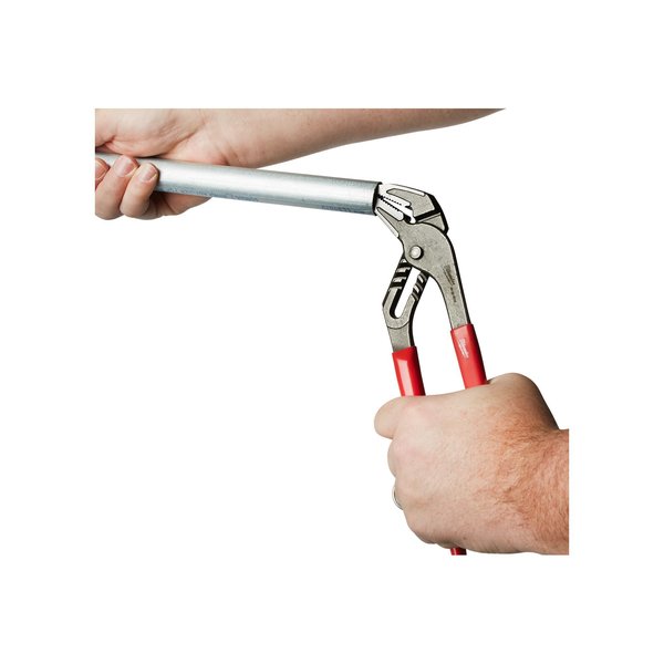 10 in Straight Jaw Tongue and Groove Plier, Serrated