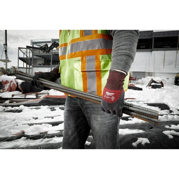 Level 3 Cut Resistant Latex Dipped Insulated Winter Gloves - 2X-Large (12 pair)